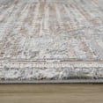 thumbnail image 2 of 7' X 10' Gray and Brown Abstract Distressed Area Rug, 2 of 6