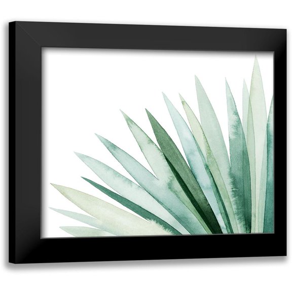 Popp, Grace 14x12 Black Modern Framed Museum Art Print Titled - Watercolor Plume I