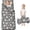 Hedgehog and Jam Grey Pattern, variant on Hedgehog and Polkadot Beige Pattern Teens Toddler Nap Mat with Pillow, Sleeping Mat Bag for Preschool Daycare 59"x22"