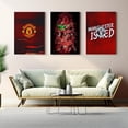 thumbnail image 2 of Manchester United Canvas Wall Art by DreamController Set of 3 - 16x24 inches Wall Decor | UV & Water Resistant HD Printed & Wooden framed Wall Art | Modern Wall Decor for Gift | Made in USA, 2 of 5
