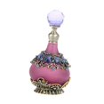 thumbnail image 2 of Botella de perfume, frasco dispensador de perfume, botella vacía portátil clásica multiusos a prueba de fugas, perfume para mujeres, niñas y mujeres rosa, 2 of 8