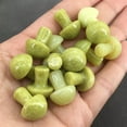 thumbnail image 2 of MATROOY 50pcs Natural Lemon Yellow Quartz Stone Mushroom Crystal Massage Healing 15mm+, 2 of 9