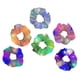 thumbnail image 1 of 6pcs Led Light Up Hair Scrunchies Colorful Luminous Satin Silky Hair Tie Band Elastic Ponytail Holder Party Favors, 1 of 5