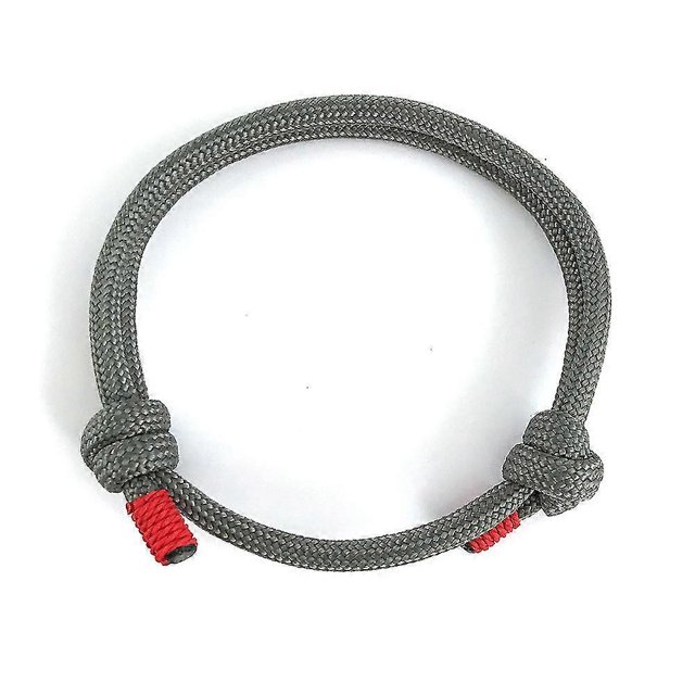Pulsera de paracord trenzada con cadena de cuerda y dijes para hombre, joyería para hombre, nueva Fa, 11