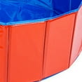 thumbnail image 5 of LeafyLuxe Foldable Swimming Pool, Foldable Swimming Pool Portable Dog Swimming Pool Round Thickened PVC Pet Bathtub Family Children Portable Swimming Pool 80x20cm, 5 of 7