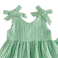 thumbnail image 4 of Amidoa Girls 2 Piece Outfits Summer Clothes Cotton Tank Top Solid Color T-Shirt and Casual Shorts Kids Clothing Sets,Green Size 18, 4 of 5