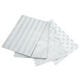 thumbnail image 2 of 40 Uds papel para envolver regalos ondas punto raya claro patrón plateado brillante papel respetuoso con el medio ambiente, 2 of 5
