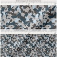 thumbnail image 2 of Soimoi Cotton Poplin Fabric Two Tone With Grey Camouflage Print Fabric by Yard 42 Inch Wide, 2 of 7