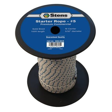 

New Stens 100 Solid Braid Starter Rope 146-043 for #5 Solid Braid