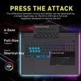 thumbnail image 5 of ASUS ROG Strix G18 18" 144Hz WUXGA Gaming Laptop, Intel i9-14900HX, GeForce RTX 5070, 64GB RAM, 3TB Storage (2TB SSD+1TB Docking Station), 4-Zone RGB Backlit Keyboard, FHD IR Camera, Win 11, Gray, 5 of 9