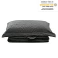 thumbnail image 3 of JML 3 Pieces Queen Quilt Set, Soft Lightweight Microfiber Bedspread,1 Quilt 2 Shams, Grey, 3 of 5
