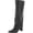 Black, variant on Marc Fisher Womens Faux Leather Pointed Toe Knee-High Boots