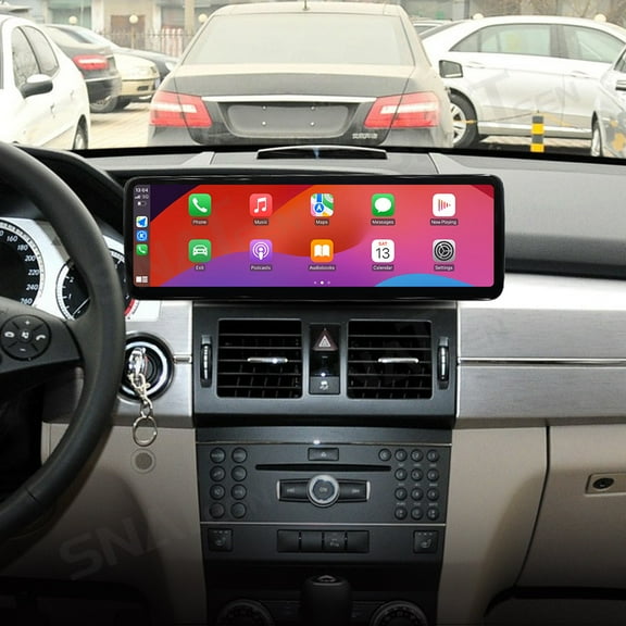 SNATEEN 14.9" Android 13 Carplay Stereo Screen for Mercedes-Benz GLK 2009-2012 Car Radio GPS Navigation Multimedia Headunit DSP