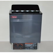 TU60WD-I - 6KW RESIDENTIAL FIRMER BODY STRUCTURE TURKU WET & DRY 220V 240V ELECTRIC SAUNA SPA HEATER STOVE WITH BUILT-IN CONTROLLER FOR TRADITIONAL SAUNAS