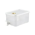 thumbnail image 2 of Produce Storage Refrigerator Ice Drink Machine Plastic Drink Machine Refrigerator Cold Water Pot Can Transparent Leak Proof Beverage Container With Faucet And Lid Beverage Bucket For Household, 2 of 9