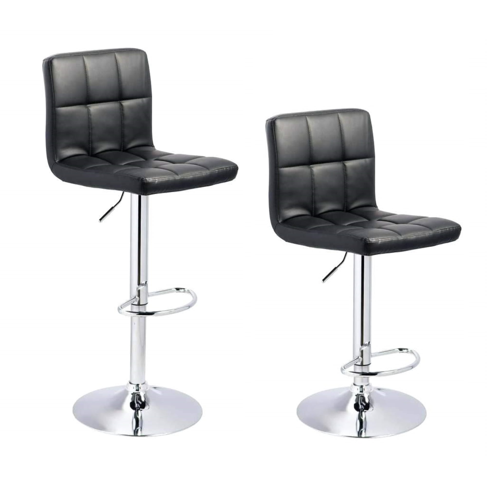 ViscoLogic LIBERTY Swivel Leatherette Height Adjustable Set of 2 Bar