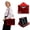Red, variant on Allytechgroup Tablet Bag Case for Apple iPad Mini 5 4 3 2 1 7.9 Inch, With Crossbody Shoulder Strap Document Pocket Hand Strap Cash Slots Kickstand Protective Cover