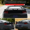thumbnail image 5 of Ikon Motorsports Rear Trunk Spoiler Compatible with 2024-2026 Ford Mustang, Dark Horse Style Matte Black ABS Plastic Back Lid Spoiler Wing Lip, 5 of 8