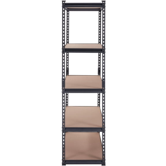 2000 lbs Capacity 5-Tier Utility Shelf, Adjustable Heavy Duty Metal Rack for Garage, Workshop, Kitchen, 36" L x 18" W x 72" H