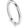 thumbnail image 1 of 2mm 4mm 6mm Tungsten Wedding Bands Ring for Women Men Rose Gold/Silver/Gold/Black Polished Slim Engagement Promise Rings Comfort Fit Size 4-13, 1 of 4