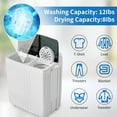 thumbnail image 5 of Ktaxon Twin Tub 20 lbs Top Load Portable Washing Machine with Built-in Drain Pump, 5 of 10