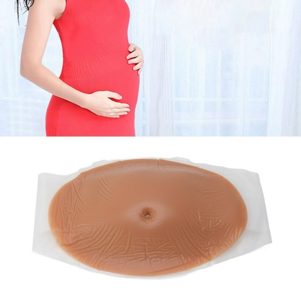 Faux ventre de grossesse Silicone Artificiel Enceinte Photographie  Accessoires avec sangles 2-4 mois / 4-5 mois