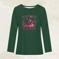 thumbnail image 4 of Pisexur Hauts à Ruban pour Femmes Mode Manches Longues Col Rond Chandails en Molleton Décontractés Sensibilisation au Cancer du Sein Pull Tops Chandails en Molleton Graphiques Inspirants T-Shirts Tops d'Automne pour Femmes, 4 of 5