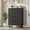 Black, variant on DSstyles Freestanding 4-Drawer Tall Dresser – Vertical Wooden Storage Cabinet with Adjustable Feet, Sturdy Organizer for Bedroom, Living Room, Hallway, Entryway – Modern Design – White