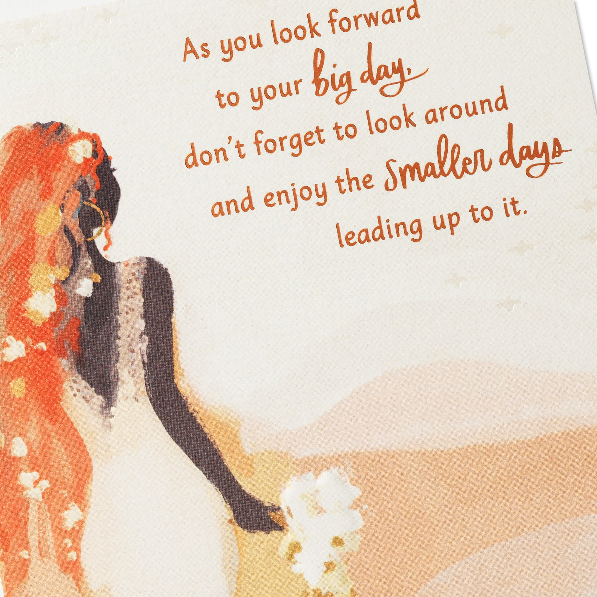 Hallmark Wedding Shower Card (Hopes for the Happiest Life Together)