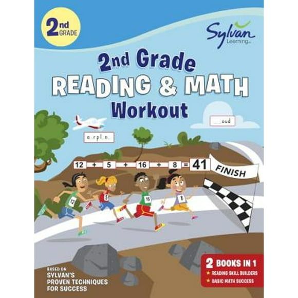 Pre-Owned 2nd Grade Reading & Math Workout: Activities, Exercises, and Tips to Help Catch Up, Keep (Paperback 9781101881897) by Sylvan Learning