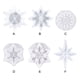 thumbnail image 5 of Billuyoard Moldes de copo de nieve colgante de silicona DIY artesanía hecha a mano decoración molde Año Nuevo Festival presente resina sin Tipo 2 20Conjunto, 5 of 6