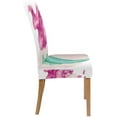 thumbnail image 3 of ZHANZZK Cute Mermaid Cartoon Style Sea Stretch Chair Cover Protector Seat Slipcover for Dining Room Hotel Wedding Party Set of 1, 3 of 5