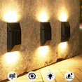 thumbnail image 4 of Luz LED Solar inteligente para exteriores, lámparas de pared alimentadas por energía Solar, candelabro para decoración de vallas, lámpara Solar para jardín, 1 a 8 unidades, 4 of 4