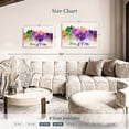 thumbnail image 4 of Elephant Stock Houston Skyline Colors Wall Art - Horizontal Canvas Wall Art - Living Room Wall Decor - City Canvas - Purple And Blue Decor - 30" x 20", 4 of 8