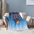 thumbnail image 6 of Dallas Baptist University Logo Fleece Blanket, Very Soft Microfiber Flannel Blanket for Couch Warm and Cozy for All Seasons, 6 of 6