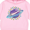 thumbnail image 3 of Inktastic Planet Saturn with Stars Toddler Hoodie, 3 of 4