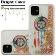thumbnail image 5 of For Apple iPhone 11 6.1 Liquid Glitter Quicksand Hard Case Cover + Screen Guard, 5 of 5
