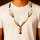 thumbnail image 4 of Collar Mazo Santa Muerte Ámbar Transparente Y Fe, 4 of 5