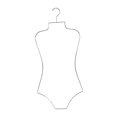 thumbnail image 2 of Colgador de exhibición para trajes de baño, colgador de Metal duradero con forma de cuerpo, colgador de Bikini para tiendas boutique, armario con vent Argén, 2 of 9