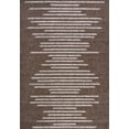 thumbnail image 3 of JONATHAN Y SANTA MONICA 5 x 8 Area Rug, Zolak Berber Stripe Geometric - Brown/Beige, SMB124B-5, 3 of 9