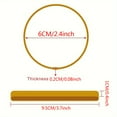 thumbnail image 2 of 40Pcs Large Yellow Rubber Bands, 6CM/2.4inch, for Home, Kitchen, Office Use, 2 of 6