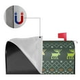 thumbnail image 3 of TEQUAN Santa's Deer Stripes Magnetic Mailbox Cover, Mailbox Wraps Large Size, 3 of 7
