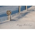 thumbnail image 2 of Deiter, Lori 32x23 Black Ornate Wood Framed with Double Matting Museum Art Print Titled - Snowy Sand Beach, 2 of 4