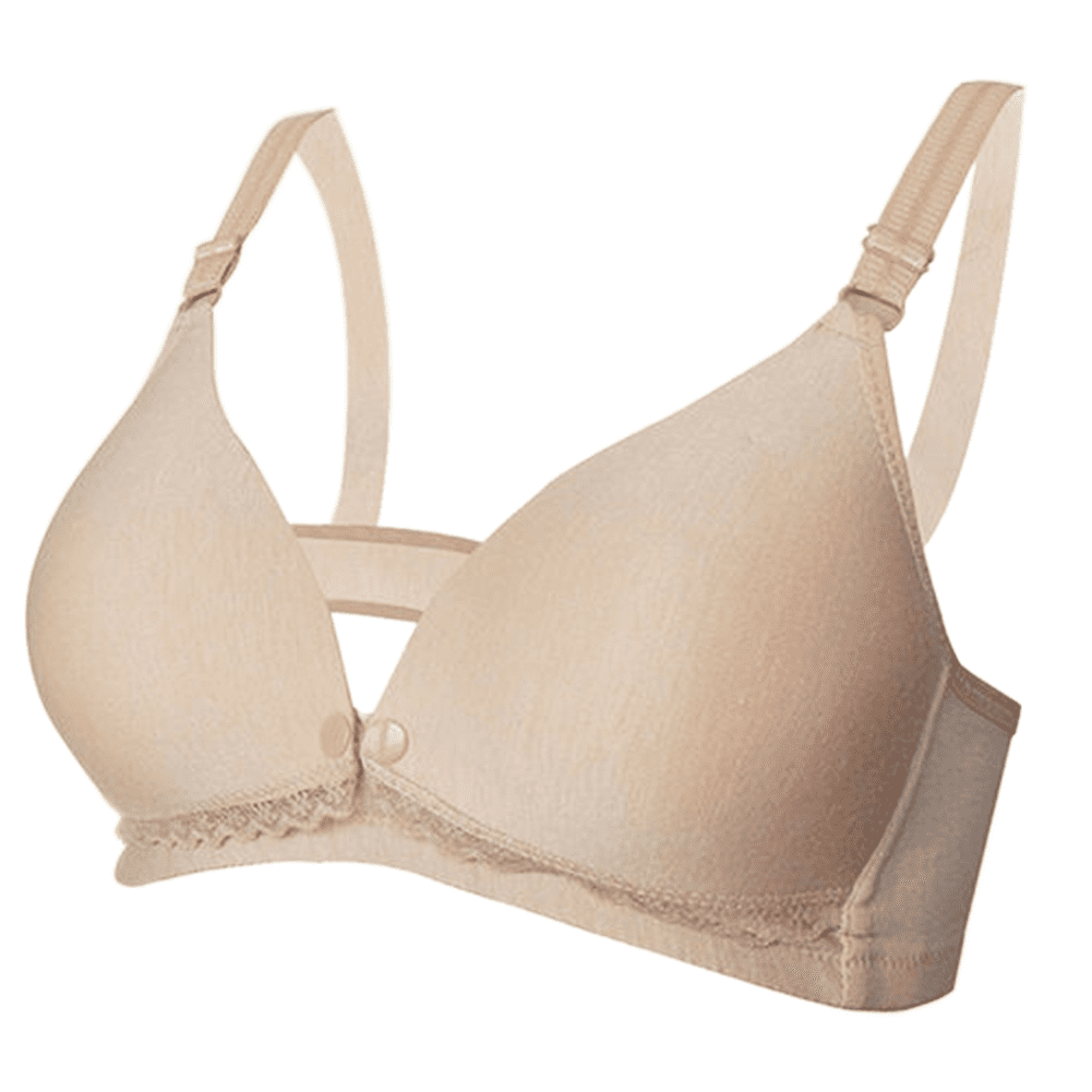 Womens Maternity Cotton Front Buckle Nursing Bra L Complexion- Relaxed Fit:  Buy Online at Best Price in Egypt - Souq is now