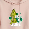 thumbnail image 3 of The Grinch - Charmed I'm Sure - Juniors Cropped Pullover Hoodie, 3 of 5