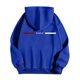thumbnail image 4 of MHFRRA Sudadera con Capucha con Estampado de Letras para Un Uso Diario Cómodo, Ideal para Salidas Informales y Capas Elegantes Azul, 4 of 5