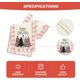 thumbnail image 4 of Camino de mesa navideño con diseño de búfalo a cuadros, acuarela, ideal para fiestas de invierno, cocina, comedor, decoración de interiores y exteriores., 4 of 5