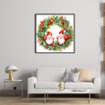 thumbnail image 3 of (1) Hilo Algodón Ecológico Bordado 11CT 3 Hebras Impresión 40*40cm Kit Serie Flores Punto Cruz Guirnalda Navidad, 3 of 9