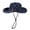 Blue, variant on Panama Style Summer Sun Hat for Women Men Cowboy Casual Holiday Beach Seaside Outdoor Sun