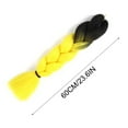 thumbnail image 3 of DPTALR 24 Inch Braiding Hair Extensions High Temperature Synthetic Fibre, Pre Stretched Braiding Hair For Women, 3 of 3